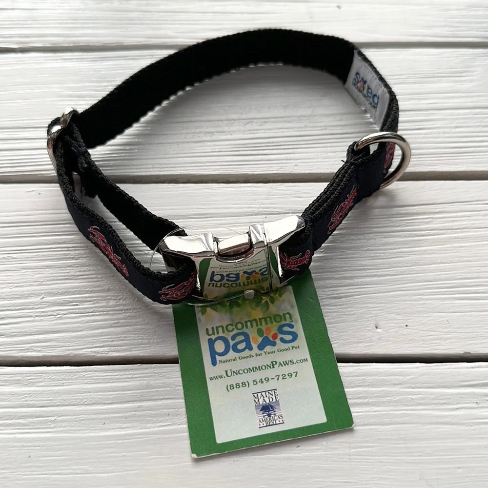 NWT Lobster Print Dog Collar Small
